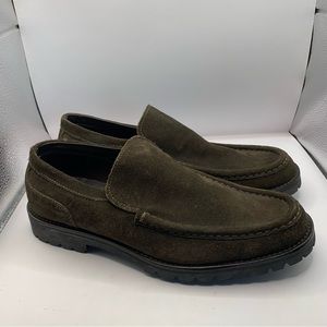 To Boot New York 'Leland' Penny Loafer Brown Suede Mens Size 7